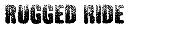 Rugged Ride font preview